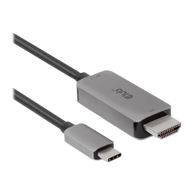 4K HDR günstig Kaufen-Club 3D USB Gen2 Typ-C auf HDMI 4K120Hz/8K60Hz HDR10, DSC1.2 Kabel M/M 3m. Club 3D USB Gen2 Typ-C auf HDMI 4K120Hz/8K60Hz HDR10, DSC1.2 Kabel M/M 3m <![CDATA[• USB-Kabel • Anschlüsse: HDMI-Stecker und USB Typ C • Farbe: silber, Länge: 3,0m • pas