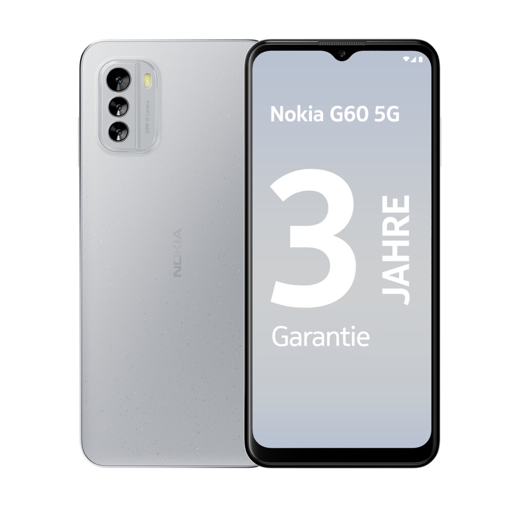 Nokia G60 5G Dual-Sim 4/128 GB grey Android 12.0 Smartphone
