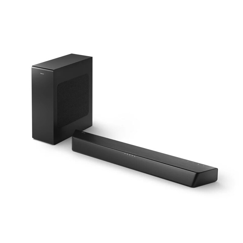 Philips Soundbar 2.1 TAB7207/10 schwarz kabelloser Subwoofer