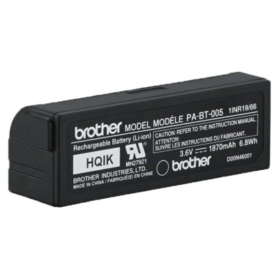 87 D günstig Kaufen-Brother Li-Ion-Akku PA-BT-005 für P-touch P710BT. Brother Li-Ion-Akku PA-BT-005 für P-touch P710BT <![CDATA[• Brother PA-BT-005 Ersatzakku • 1.870 mAh Kapazität • Kompatibel zu Etikettendrucker P-touch CUBE Plus P710BT]]>. 