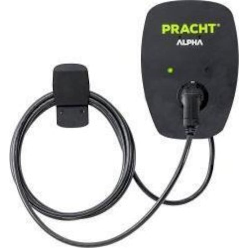 Pracht Wallbox ALPHA MONO XT NRG1024 11 kW, 5,5m Kabel, RFID, schwarz