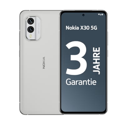 So Far günstig Kaufen-Nokia X30 5G Dual-Sim 8/256 GB Ice White Android 12.0 Smartphone. Nokia X30 5G Dual-Sim 8/256 GB Ice White Android 12.0 Smartphone <![CDATA[• Farbe: weiß • 2,2 GHz Qualcomm Snapdragon 695 5G Octa-Core-Prozessor • 50 Megapixel Hauptkamera, 13 Megapi