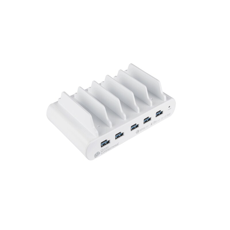 Good Connections USB-Desktop-Schnellladestation 110W 10-Port (5x USB-C 5x USB-A)