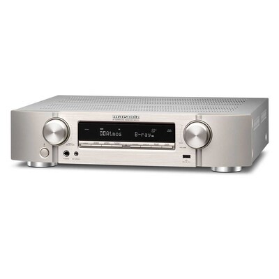 Marantz  NR1711 7.2 AV Receiver 8K AirPlay WLAN BT Spotify Heos – Silber | 04951035073155