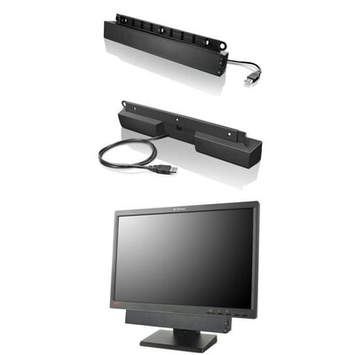 USB C günstig Kaufen-Lenovo USB Soundbar verkabelt, USB, 2.5 Watt (Gesamt) 0A36190. Lenovo USB Soundbar verkabelt, USB, 2.5 Watt (Gesamt) 0A36190 <![CDATA[• Total output: 2.5w • Kompatibel zu Lenovo ThinkVision Monitoren]]>. 