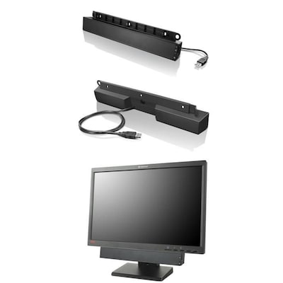 Soundbar günstig Kaufen-Lenovo USB Soundbar verkabelt, USB, 2.5 Watt (Gesamt) 0A36190. Lenovo USB Soundbar verkabelt, USB, 2.5 Watt (Gesamt) 0A36190 <![CDATA[• Total output: 2.5w • Kompatibel zu Lenovo ThinkVision Monitoren]]>. 