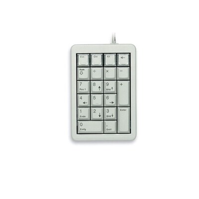 Yo Yo günstig Kaufen-Cherry G84-4700 Kabelgebundenes Keypad DE Hellgrau. Cherry G84-4700 Kabelgebundenes Keypad DE Hellgrau <![CDATA[• Anwendungsbereich: professionelles Arbeiten, Nummernblock integriert • Kabelgebunden (PS/2 & USB) • Layout: deutsch • grau, 185g, 36,