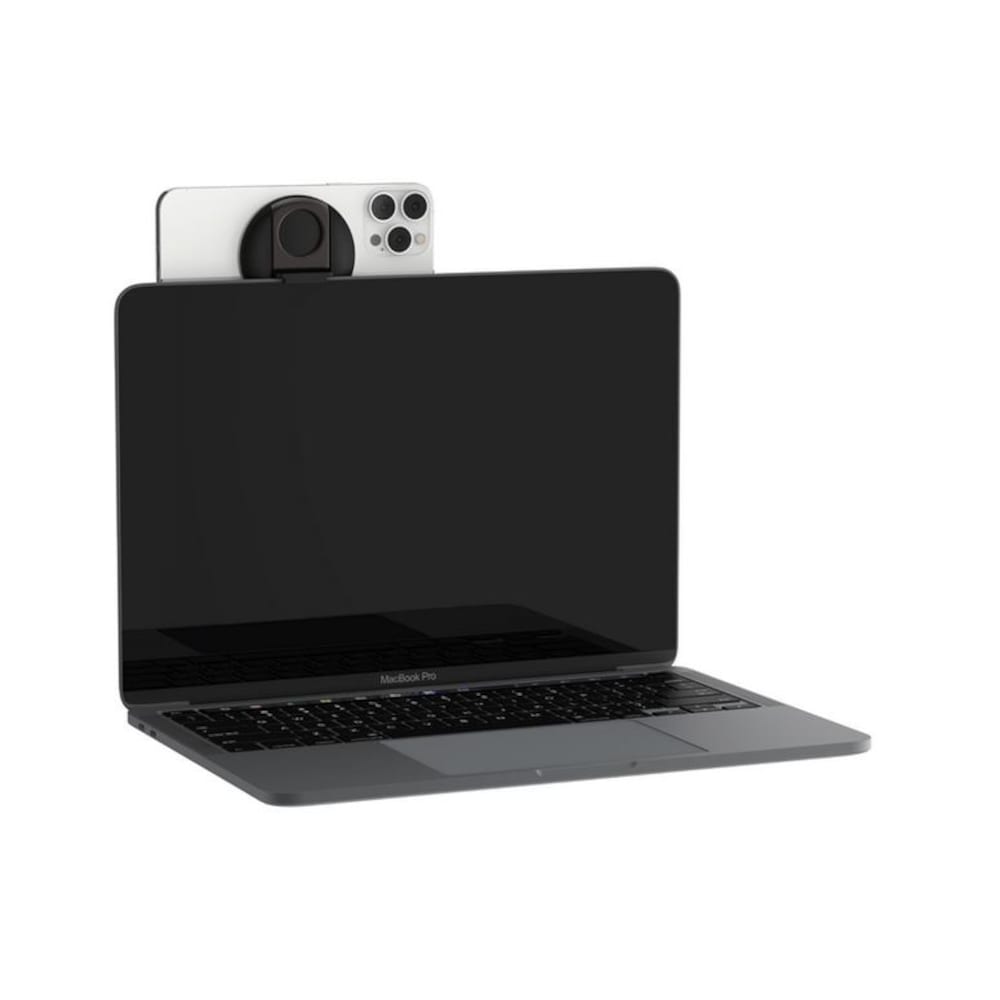 Belkin iPhone Mount mit MagSafe für Mac Notebooks schwarz