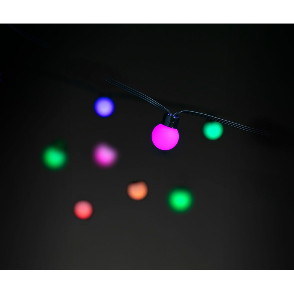 Lite Bulb Moments 10m Smart Outdoor Light Chain – 50 x Globe 3 cm