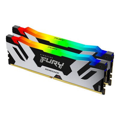 Fury günstig Kaufen-32GB (2x16GB) KINGSTON FURY Renegade RGB DDR5-6800 CL36 RAM Arbeitssp. Kit. 32GB (2x16GB) KINGSTON FURY Renegade RGB DDR5-6800 CL36 RAM Arbeitssp. Kit <![CDATA[• 32 GB (RAM-Module: 2 Stück) • DDR5-RAM 6800 MHz • CAS Latency (CL) 36 • Anschluss:28