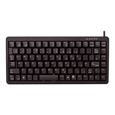 Cherry G84-4100 Compact Kabelgebundene Tastatur US Layout USB schwarz