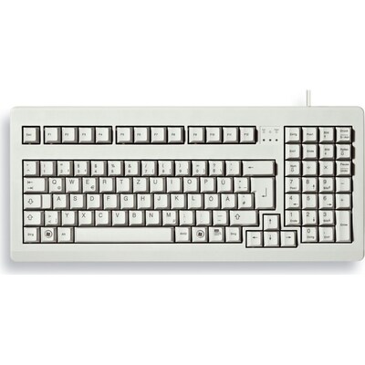 und Tastatur günstig Kaufen-Cherry G80-1800 Kabelgebundene Tastatur DE Layout USB hellgrau. Cherry G80-1800 Kabelgebundene Tastatur DE Layout USB hellgrau <![CDATA[• Anwendungsbereich: professionelles Arbeiten, Nummernblock integriert • Kabelgebunden (USB) • Layout: deutsch 