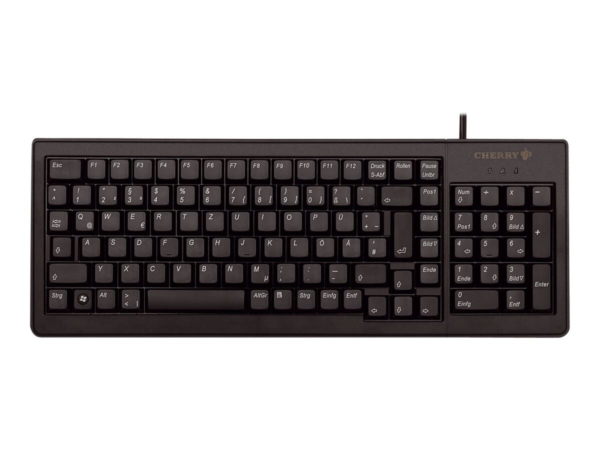 Cherry G84-5200 XS Complete Kabelgebundene Tastatur US Layout mit &euro; schwarz