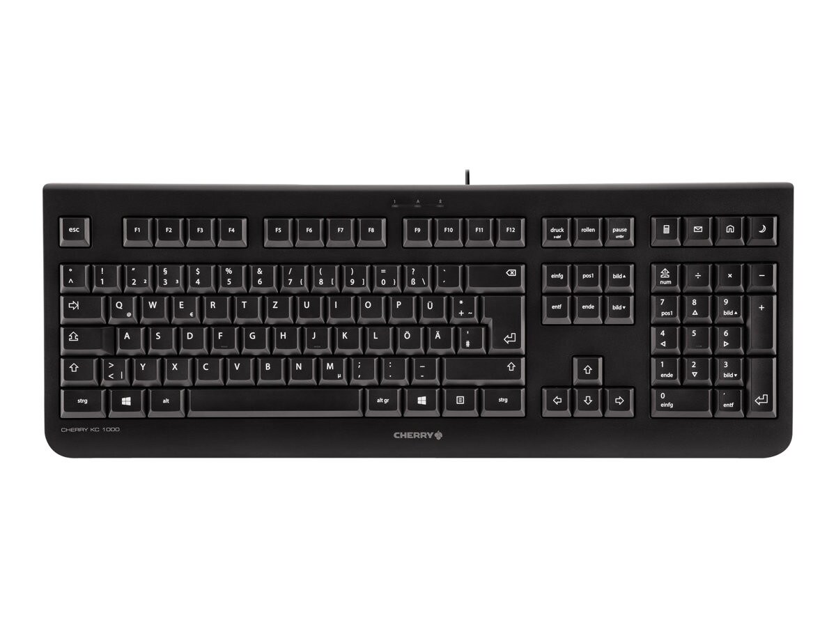 Cherry KC 1000 Keyboard FR Layout USB schwarz