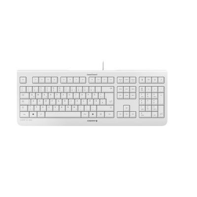 Keyboard DE günstig Kaufen-Cherry KC 1000 Keyboard US Layout mit Euro Symbol USB weiß-grau. Cherry KC 1000 Keyboard US Layout mit Euro Symbol USB weiß-grau <![CDATA[• Anwendungsbereich: Studium, Nummernblock integriert • Kabelgebunden (USB) • Layout: englisch (US-La