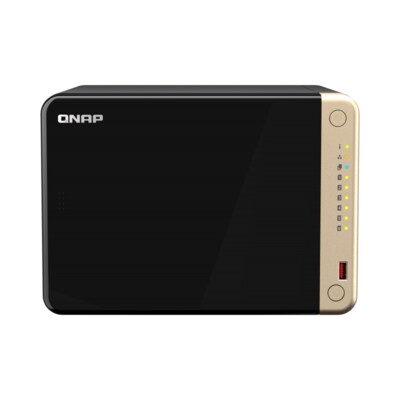 EL BI günstig Kaufen-QNAP TS-664-8G NAS System 6-Bay. QNAP TS-664-8G NAS System 6-Bay <![CDATA[• 2,9 GHz Intel Celeron N5105/N5095 4-Kern-Prozessor • 8GB DDR4 RAM (Onboard, nicht erweiterbar) • 6x 2,5