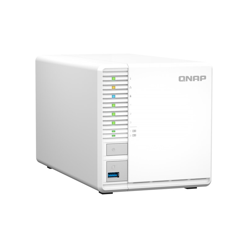 10 5G günstig Kaufen-QNAP TS-364-8G NAS System 3-Bay. QNAP TS-364-8G NAS System 3-Bay <![CDATA[• 2,0 GHz Intel Celeron N5105/N5095 4-Kern-Prozessor • 8GB (Onboard, nicht erweiterbar) • 3x 2,5