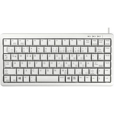 Block One günstig Kaufen-Cherry G84-4100 Compact Kabelgebundene Tastatur DE Layout USB hellgrau. Cherry G84-4100 Compact Kabelgebundene Tastatur DE Layout USB hellgrau <![CDATA[• Anwendungsbereich: professionelles Arbeiten, kein Nummernblock • Kabelgebunden (USB) • Layout: 