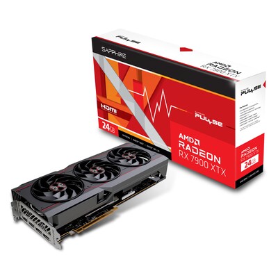 Sapphire  AMD Radeon RX 7900 XTX PULSE Grafikkarte 24GB GDDR6 2xHDMI/2xDP | 04895106293267