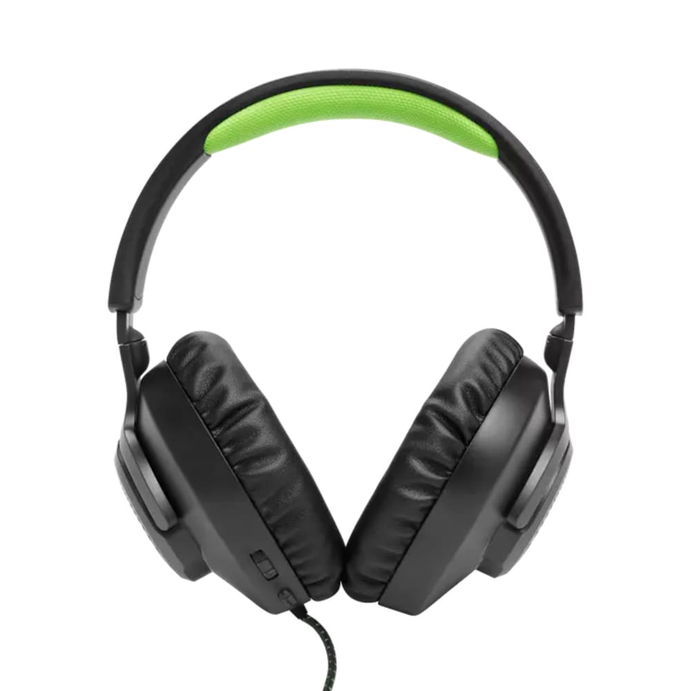 JBL Quantum 100X Over-Ear-Gaming-Headset, Schwarz/Grün