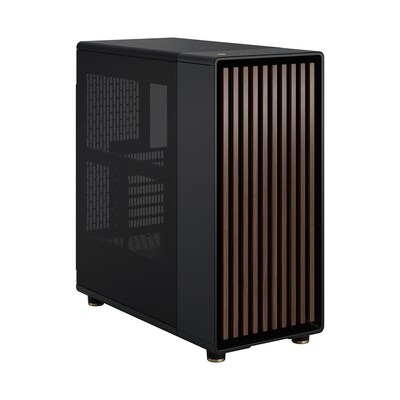 CD von günstig Kaufen-Fractal Design North Charcoal Black Gaming Gehäuse Mesh Seitenfenster. Fractal Design North Charcoal Black Gaming Gehäuse Mesh Seitenfenster <![CDATA[• Elegante Design-Elemente mit echtem Walnussholz • Installation von ATX / mATX / ITX Mothe