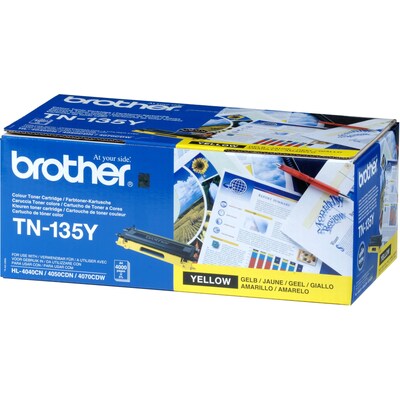 Toner Gelb  günstig Kaufen-Brother TN-135Y Toner gelb für 4.000 Seiten. Brother TN-135Y Toner gelb für 4.000 Seiten <![CDATA[• Toner (Gelb)]]>. 