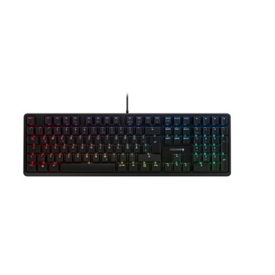 Tas Cherry günstig Kaufen-Cherry G80-3000N RGB Gaming USB Tastatur US-Layout schwarz. Cherry G80-3000N RGB Gaming USB Tastatur US-Layout schwarz <![CDATA[• Anwendungsbereich: Gaming, Nummernblock integriert • Kabelgebunden (USB) • Layout: EU (QWERTY) • schwarz, 810g, 35,0 