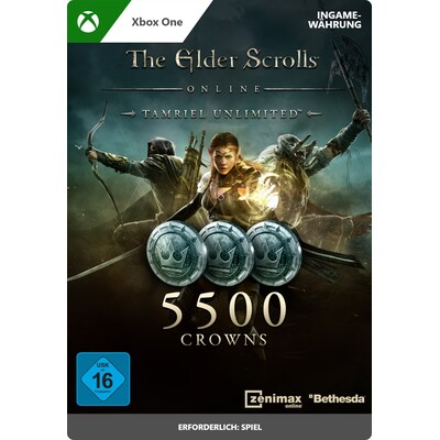 Xbox Series günstig Kaufen-The Elder Scrolls Online TU Edition 5500 Crowns - XBox Series S|X Digital Code D. The Elder Scrolls Online TU Edition 5500 Crowns - XBox Series S|X Digital Code D <![CDATA[• Plattform: Microsoft / Xbox One • Altersfreigabe USK: ab 16 Jahren • Produk