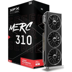 *XFX AMD Radeon RX 7900 XTX MERC310 Black Edition Gaming Grafikkarte 24GB GDDR6