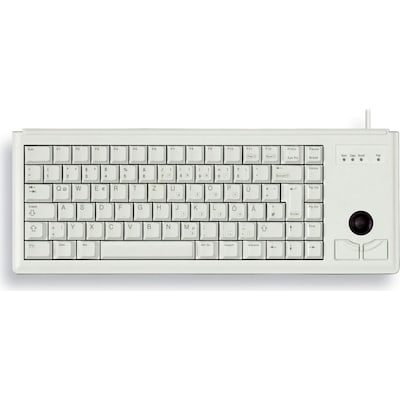 BL 70g günstig Kaufen-Cherry G84-4400 Compact Kabelgebundene Tastatur PS/2 Sgrau. Cherry G84-4400 Compact Kabelgebundene Tastatur PS/2 Sgrau <![CDATA[• Anwendungsbereich: professionelles Arbeiten, kein Nummernblock • Kabelgebunden (PS/2) • Layout: deutsch • grau, 570g,