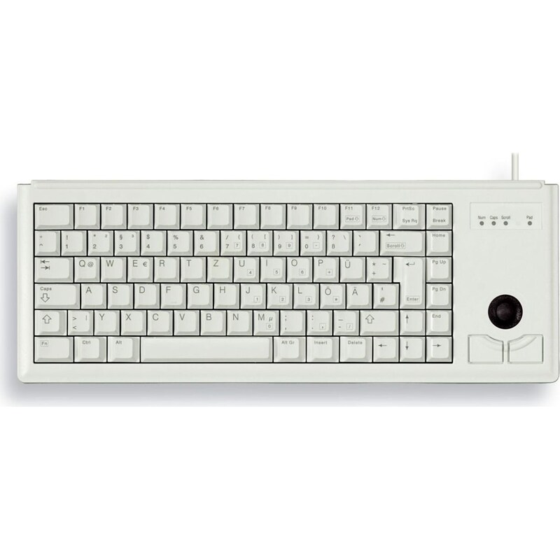 kabelgebundene günstig Kaufen-Cherry G84-4400 Compact Kabelgebundene Tastatur PS/2 Sgrau. Cherry G84-4400 Compact Kabelgebundene Tastatur PS/2 Sgrau <![CDATA[• Anwendungsbereich: professionelles Arbeiten, kein Nummernblock • Kabelgebunden (PS/2) • Layout: deutsch • grau, 570g, 19,6 mm