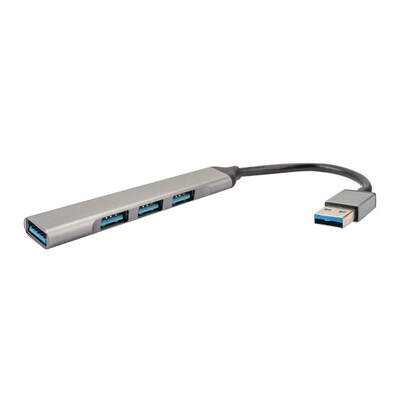 USB zu  günstig Kaufen-4smarts 4in1 Hub 3x USB-A 2.0, 1x USB-A 3.0 spacegrau. 4smarts 4in1 Hub 3x USB-A 2.0, 1x USB-A 3.0 spacegrau <![CDATA[• Leichter und vielseitiger 4 in 1 Hub • Hochgeschwindigkeit: Bis zu 5 Gbit/s dank USB 3.0 Standard • Robust: Hochwertiges Aluminiu