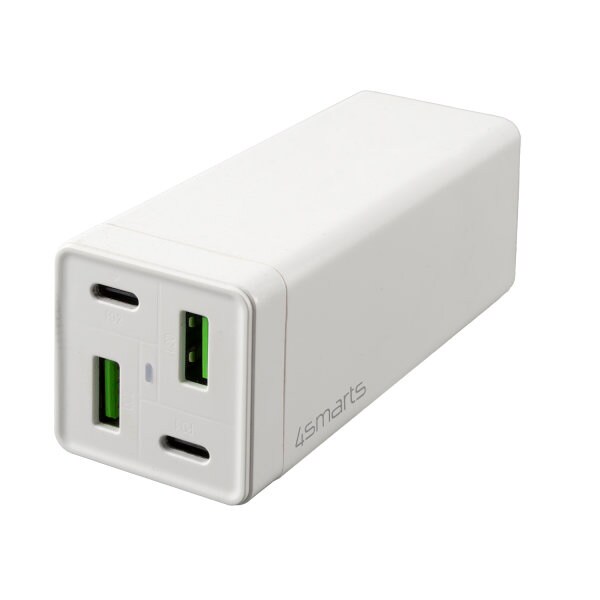 4smarts Ladestation MultiGaN 65W mit Quick Charge wei&szlig;