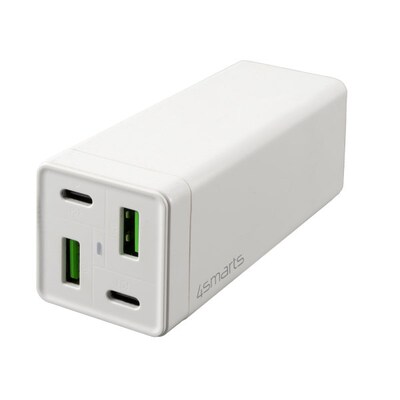 Charge/Communication günstig Kaufen-4smarts Ladestation MultiGaN 65W mit Quick Charge weiß. 4smarts Ladestation MultiGaN 65W mit Quick Charge weiß <![CDATA[• 4smarts Ladestation MultiGaN 65W mit Quick Charge weiß • Bis zu 65 Watt Ausgangsleistung am USB Typ-C Anschluss • ve