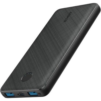 POWER MAX günstig Kaufen-ANKER Powercore Slim PowerBank 10000 mAh Schwarz. ANKER Powercore Slim PowerBank 10000 mAh Schwarz <![CDATA[• PowerCore 10000mAh Powerbank in schwarz • unglaublich klein und leicht • Output: max. 2,4 A • PowerIQ und VoltageBoost Technologie • Ü