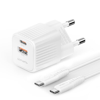 Plug 4 günstig Kaufen-4smarts VoltPlug Duos Mini PD 20W + USB-C Kabel weiß. 4smarts VoltPlug Duos Mini PD 20W + USB-C Kabel weiß <![CDATA[• 4smarts VoltPlug Duos Mini PD 20W + USB-C Kabel weiß • 20 W Power Adapter • Fast Charge: Lade deine Geräte schneller de