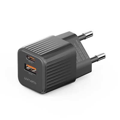 Fast günstig Kaufen-4smarts VoltPlug Duos Mini PD 20W schwarz. 4smarts VoltPlug Duos Mini PD 20W schwarz <![CDATA[• 4smarts VoltPlug Duos Mini PD 20W schwarz • 20 W Power Adapter • Fast Charge: Lade deine Geräte schneller denn je • Charger ist bis zu 50% kleiner, al