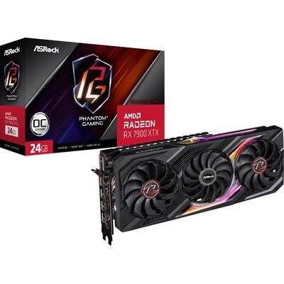 38 7 günstig Kaufen-ASROCK AMD Radeon RX 7900 XTX Phantom Gaming Grafikkarte 24GB GDDR6 HDMI/DP. ASROCK AMD Radeon RX 7900 XTX Phantom Gaming Grafikkarte 24GB GDDR6 HDMI/DP <![CDATA[• AMD Radeon RX 7900 XTX, Navi 31 XTX 