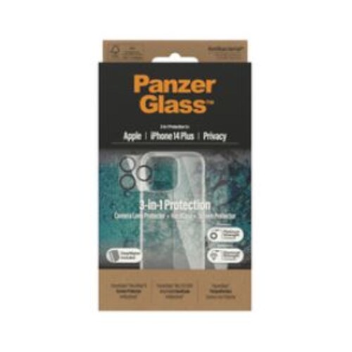 PanzerGlass für iPhone 14 Plus Bundle Privacy Glass+Case