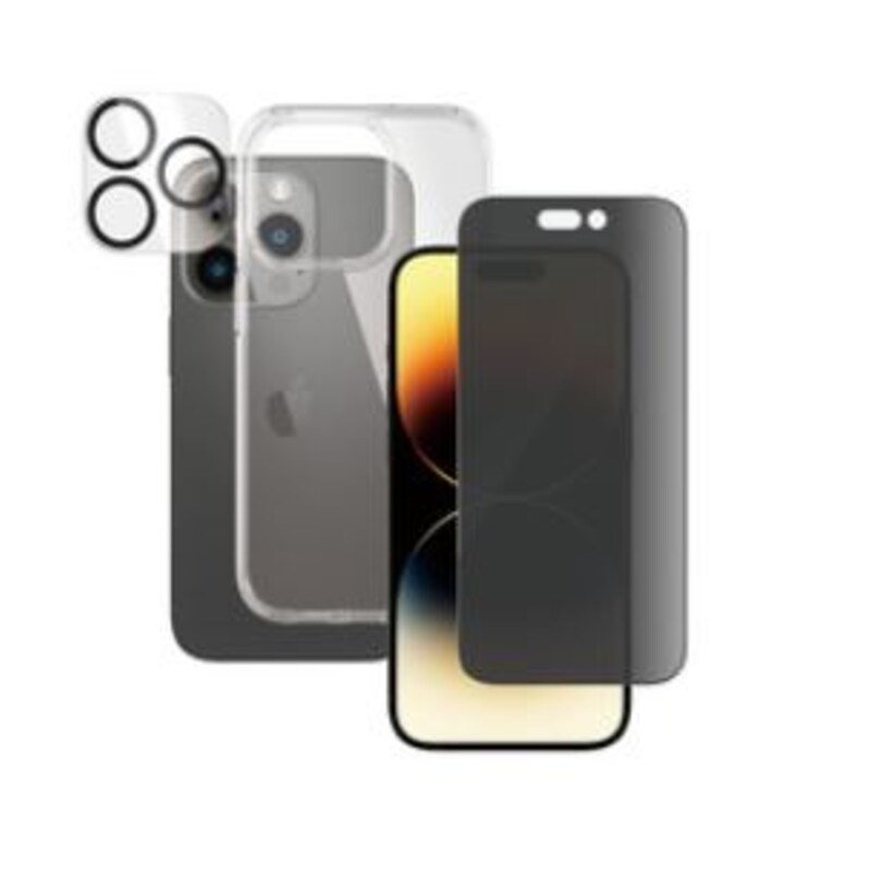 PanzerGlass für iPhone 14 Pro Bundle Privacy Glass+Case