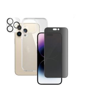 PanzerGlass f&uuml;r iPhone 14 Pro Max Bundle Privacy Glass+Case