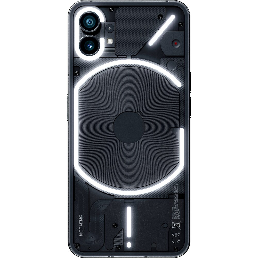 Nothing Phone (1) 5G 8/256GB Dual-SIM schwarz Android 12.0 + Ear Sticks weiß