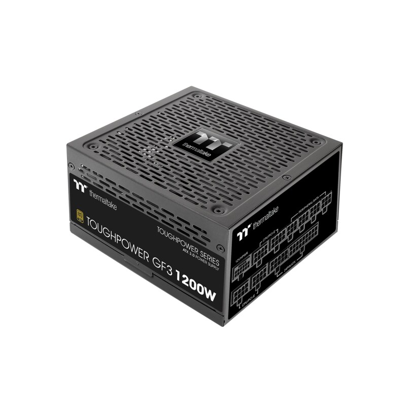 The HP günstig Kaufen-Thermaltake ToughPower GF3 1200W Gold Netzteil ATX 3.0 80+ Gold PCIe 5.0. Thermaltake ToughPower GF3 1200W Gold Netzteil ATX 3.0 80+ Gold PCIe 5.0 <![CDATA[• ATX Netzteil mit 1200 Watt 80 Plus Gold • Leiser 135 mm Lüfter, Aktive PFC • Voll modulares Kabel