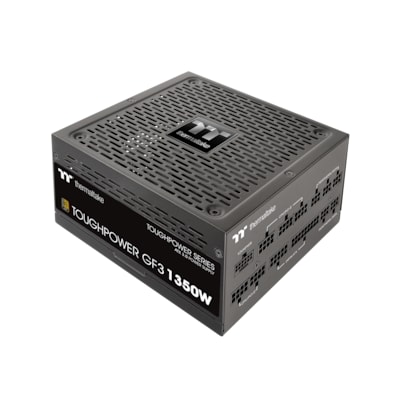 Net Power günstig Kaufen-Thermaltake ToughPower GF3 1350W Gold Netzteil ATX 3.0 80+ Gold PCIe 5.0. Thermaltake ToughPower GF3 1350W Gold Netzteil ATX 3.0 80+ Gold PCIe 5.0 <![CDATA[• ATX Netzteil mit 1350 Watt 80 Plus Gold • Leiser 135 mm Lüfter, Aktive PFC • Voll modulare