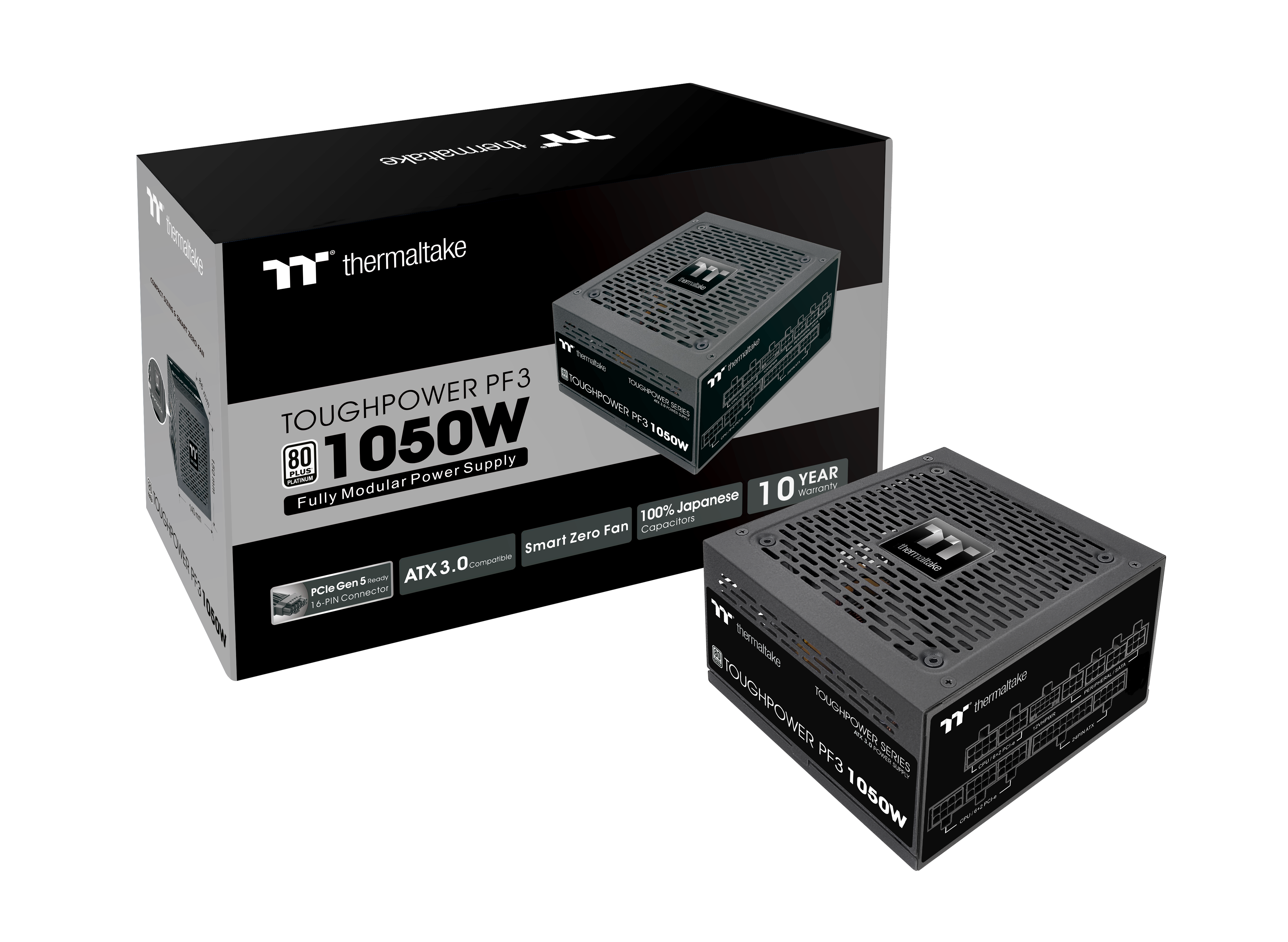 Thermaltake ToughPower PF3 1050W Gen 5 Netzteil ATX 3.0 80+ Platin PCle 5.0