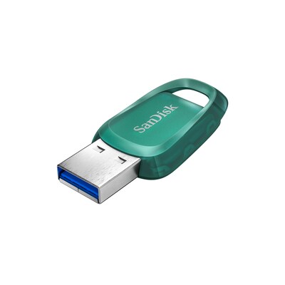 bis 2 günstig Kaufen-SanDisk Ultra Eco 64 GB USB 3.2 USB-A Stick Grün. SanDisk Ultra Eco 64 GB USB 3.2 USB-A Stick Grün <![CDATA[• 64 GB (USB 3.2 Type-A) • Material aus recyceltem Kunststoff • Geschwindigkeiten von bis zu 100 MB/s • Daten sichern mit der Sof
