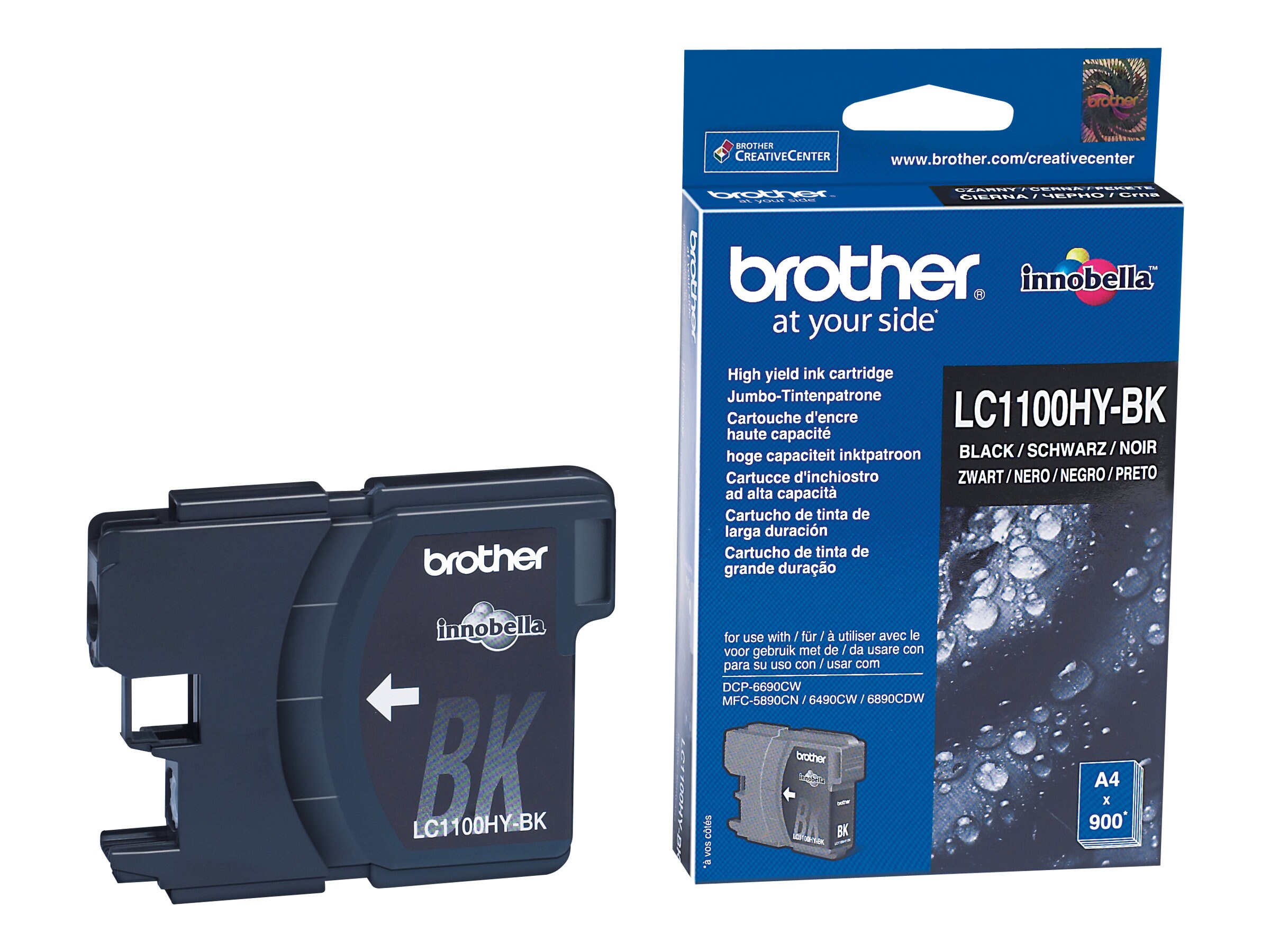 Brother LC1100HY-BK 2x Druckerpatrone schwarz