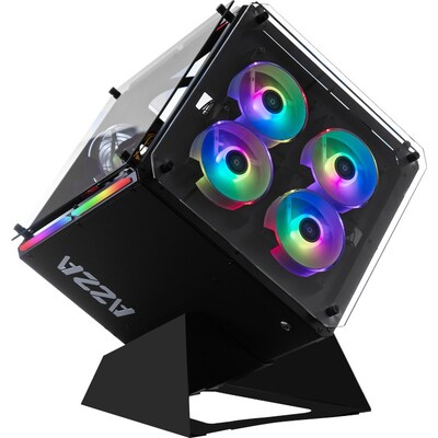 Azzatek AZZA Cube 802F Gaminggehäuse mit Glasfenster | 04719867049089