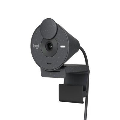 Of S  günstig Kaufen-Logitech Brio 300 Full HD USB-C Webcam, Graphite. Logitech Brio 300 Full HD USB-C Webcam, Graphite <![CDATA[• Full HD - 1080P Bildqualität • Automatische Belichtungskorrektur • 70°-Sichtfeld • Fester Fokus • Integriertes Mono-Mikrofon mit Ger