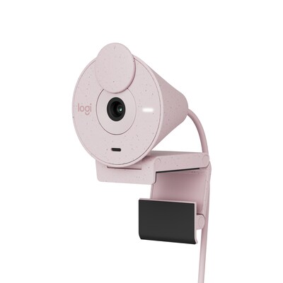Web Cam günstig Kaufen-Logitech Brio 300 Full HD USB-C Webcam, Rosé. Logitech Brio 300 Full HD USB-C Webcam, Rosé <![CDATA[• Full HD - 1080P Bildqualität • Automatische Belichtungskorrektur • 70°-Sichtfeld • Fester Fokus • Integriertes Mono-Mikrofon mit Ge